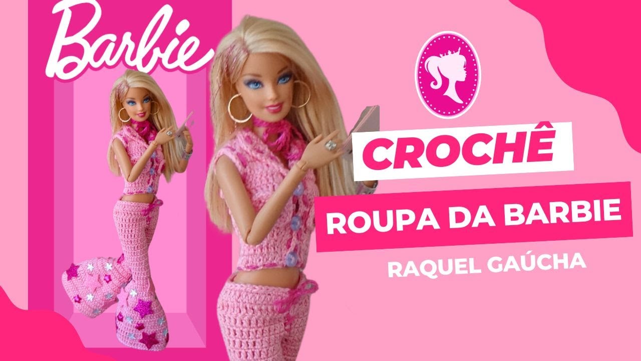 Armarinho São José: Como Fazer a Roupa da Barbie em Crochê